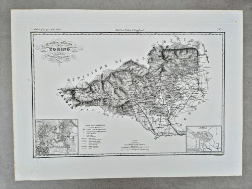 Carta geografica originale