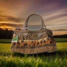 Pioneer Express Safari Borsa Stampata Animali per Weekend Viaggio Tutti i Giorni Tote 19"