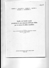 ISOLA  D' ELBA , geologia , fondali marini , sabbie  metallifere 