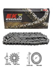 HONDA CBR 1000 RR 2006 2019 KIT TRASMISSIONE CATENA EK CORONA PIGNONE PBR