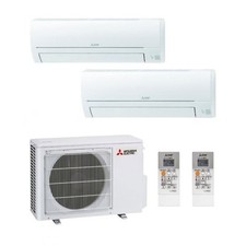 CONDIZIONATORE MITSUBISHI SMART MSZ-HR DUAL SPLIT 12000+12000 INVERTER R32