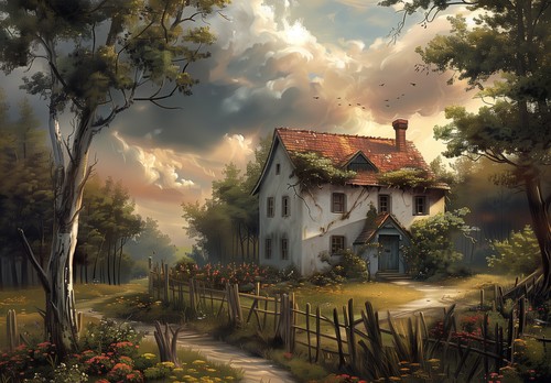 Stampa artistica 8x10 casa - stampa,