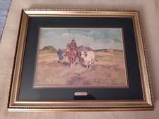 Quadro di Carlo Domenici, olio su tavola, Cm. 50x35