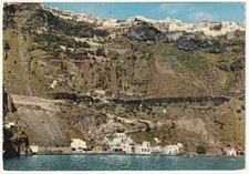 SANTORINI - THYRA - GRECIA - GREECE - THE PORT AND THE TOWN OF PHIRA -554-