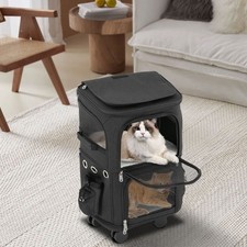 Borsa trolley per cani a 2
