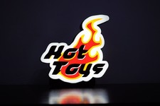 Lampada Insegna Luminosa USB C LED Targa Lightbox HOT TOYS LOGO 3D Printed