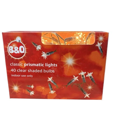 Vintage 40 luci - b&q,