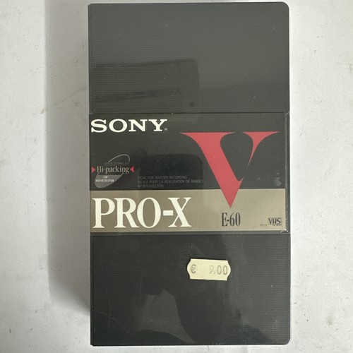 Vhs vergini sony - pro-x, e60
