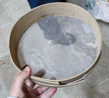 SETACCIO PASSINO FARINA GRANO CEREALI legno vintage vecchio antico antiquariato