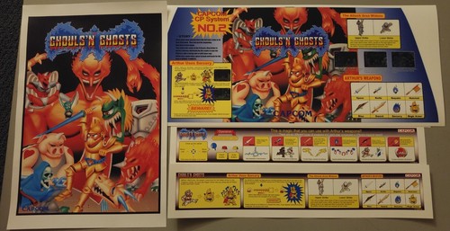 Capcom ghouls n - (backlit),