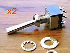 QTY-2 DPDT MINI INTERRUTTORI A