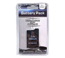 Batteria PSP 2000 2004 3003 3000 PSP-S110 3600 mAh 3.6 V Ricaricabile Ioni Litio