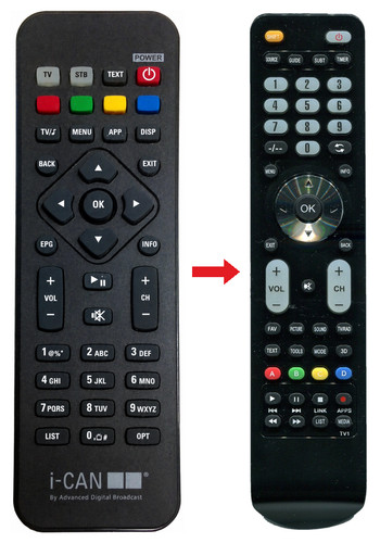 Telecomando ricambio per - telecomando, di