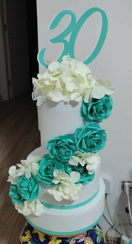 Torta finta scenografica - finta, con