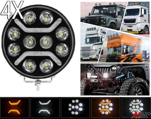 9cm rotondo full led faro - full,