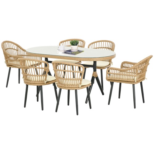 Set tavolo con vetro temperato - tavolo,
