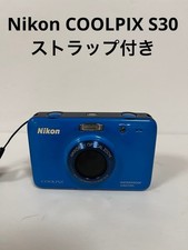Nikon COOLPIX S30 fotocamera digitale impermeabile blu funzionalità testata