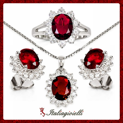 Sfarzosa parure rubino con - rubino,
