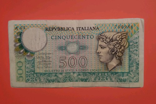 Banconota ordinaria 500 lire