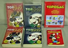 Volumi Walt Disney "Topogag" - "Top 1949" - "Top 1959" con allegati.