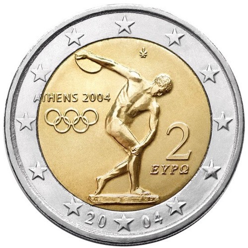 Euro commemorativa grecia - euro,