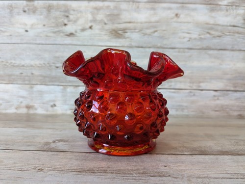 Vaso vintage fenton art - art, vetro