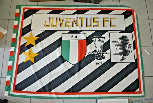 Rara bandiera della juventus - rara,
