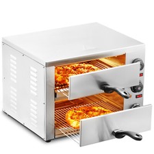 VEVOR Forno Elettrico per Pizza da Banco 12 Pollici Timer Regolabile 0-120 min