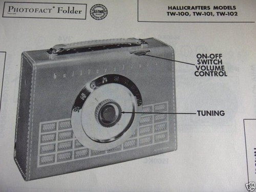 Hallicrafters 100 101 e - hallicrafters, tw-101