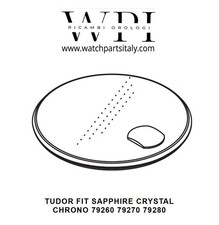 TUDOR CHRONO PRINCE TIGER 79260 79270 79280 Vetro Zaffiro 25-316 C aftermarket