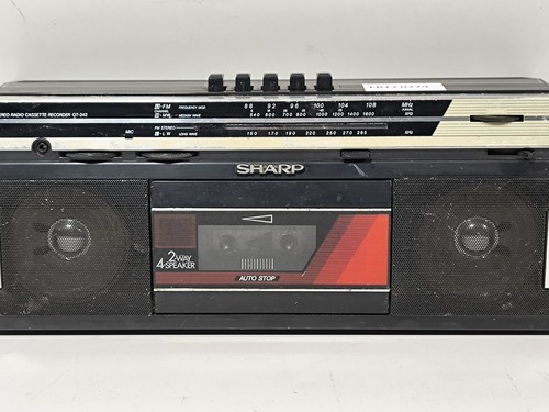 Sharp 242h stereo radio - qt-242h,