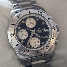 Cronografo Lorenz Ouragan Automatico Data Braccialato Valjoux  7750 Diver 200mt.