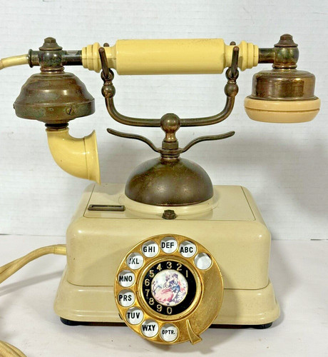 Telefono vintage rotante anni