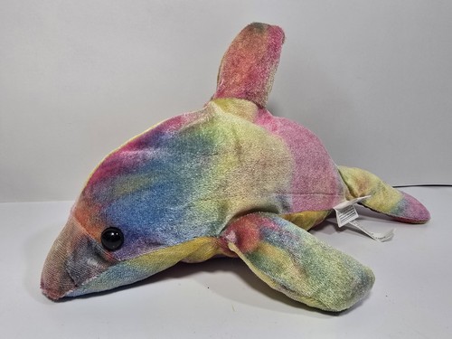 Peluche delfino arcobaleno
