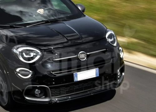 Logo fiat nero adesivo - fiat,