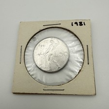 1981 Italy 50 Lire Coin