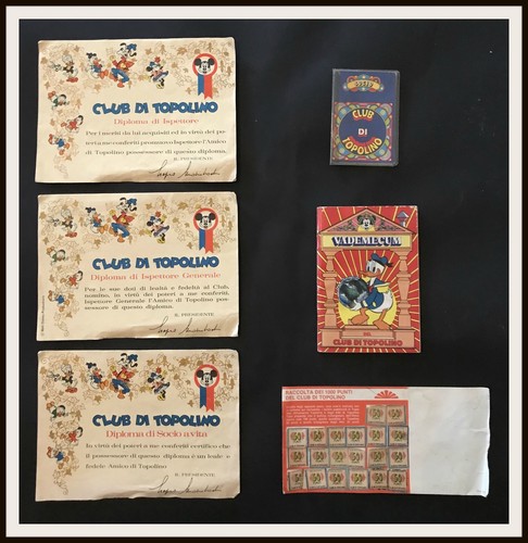 Allegati club di topolino - allegati,