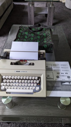 Vintage olivetti lettera - lettera, 25