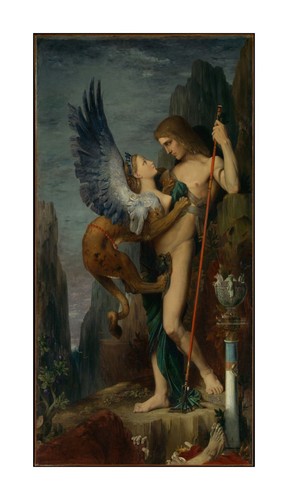 Gustave moreau edipo la - edipo, e