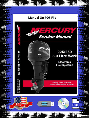 Mercury service manual 225 250 - 225,