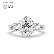 Anello Trilogy Diamante Ovale