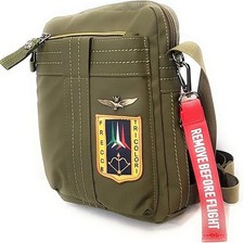 Aeronautica Militare Linea Frecce Borsello a tracolla Uomo in verd AM341 19x23x7
