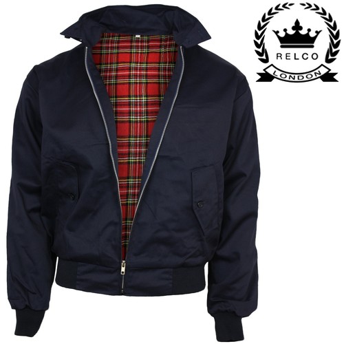 Giacca relco navy harrington - navy,