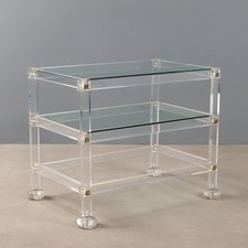Tavolino vintage plexiglas - tavolino,