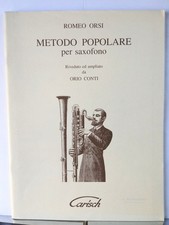 ORSI Metodo popolare per Saxofono Sax Sassofono (Orio Conti) Ed. Carisch Nuovo