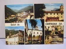 vecchia cartolina fotografia veduta di CAMPAGNA Salerno Saluti da Basilica ponte