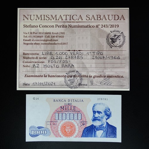 1000 lire giuseppe - lire, (tipo