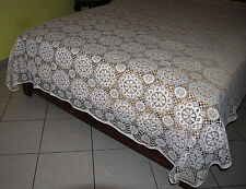 Tenda / Copriletto / Tovaglia 260x240 • Filet • Tulle • Vintage