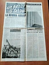 UN PEZZO DI TERRA numero unico per i contadini Comitati Civici