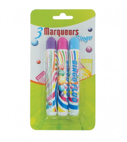 Lot marqueurs fluo 20 ml - lot, de